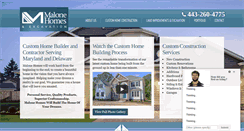 Desktop Screenshot of malonehomesmd.com